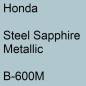 Preview: Honda, Steel Sapphire Metallic, B-600M.